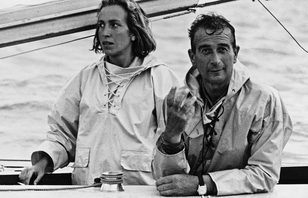 Marina Spaccarelli Bulgari e l'ammiraglio Agostino Straulino